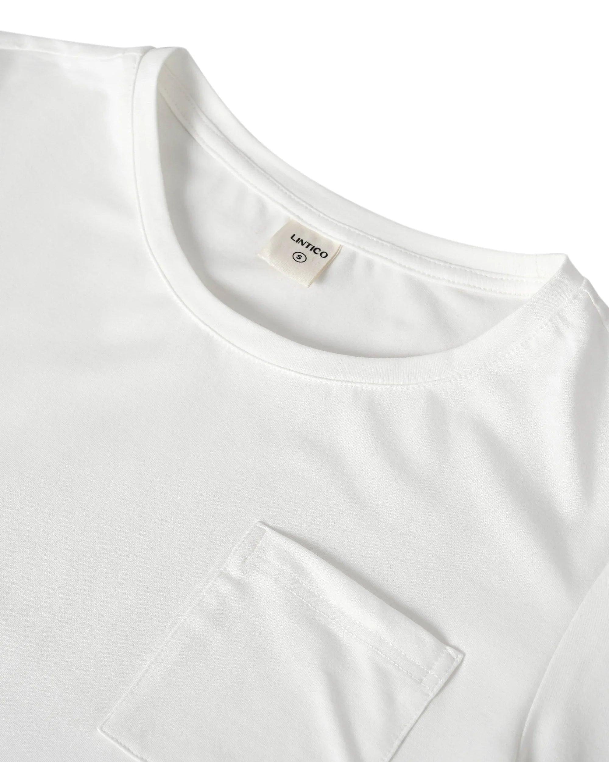 Stretch-Knit Bamboo Classic Basic Tee BELLE - TOPS-Bamboo Tees