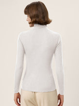 100% Extra-Fine Merino Wool Turtleneck Knit Sweater JOLENE by LINTICO for women