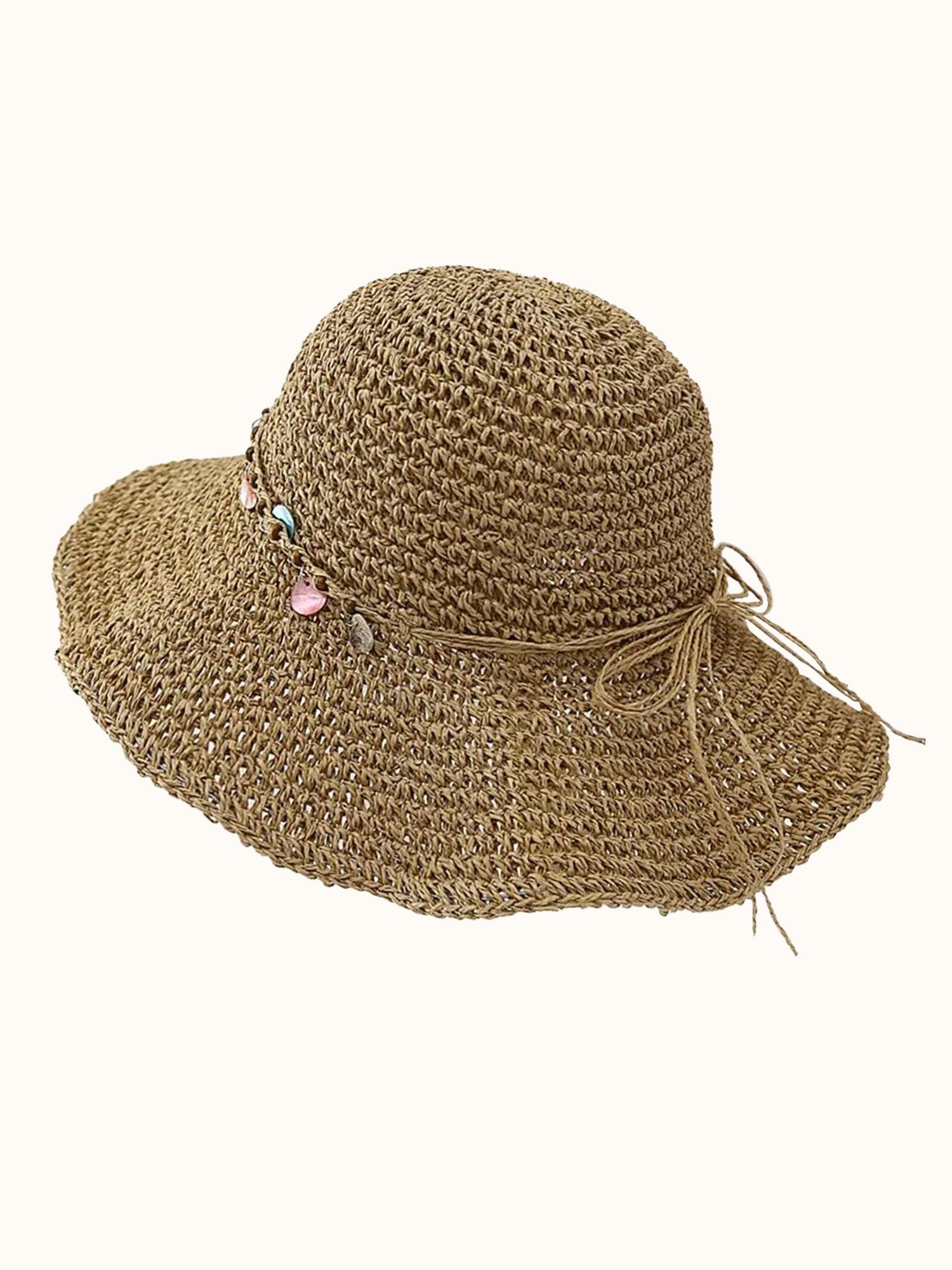 ★送料・関税込★OPEN YY★FOLDABLE WIDE BRIM HAT★ FOLDABLE WIDE BRIM HAT, BEIGE