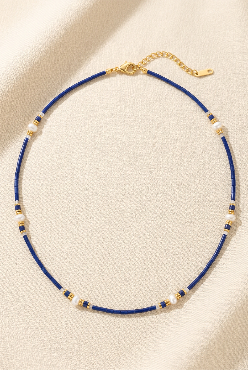 Freshwater Pearl Layering Necklace by LINTICO