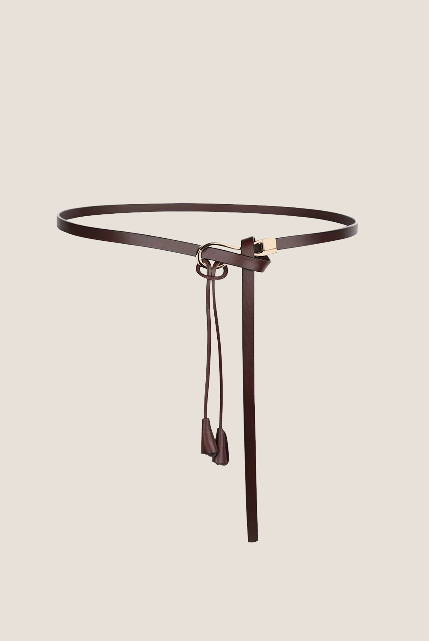Recycled Leather Belt Versatile Styling For Dress And Blazer VIVETTE by LINTICO for women