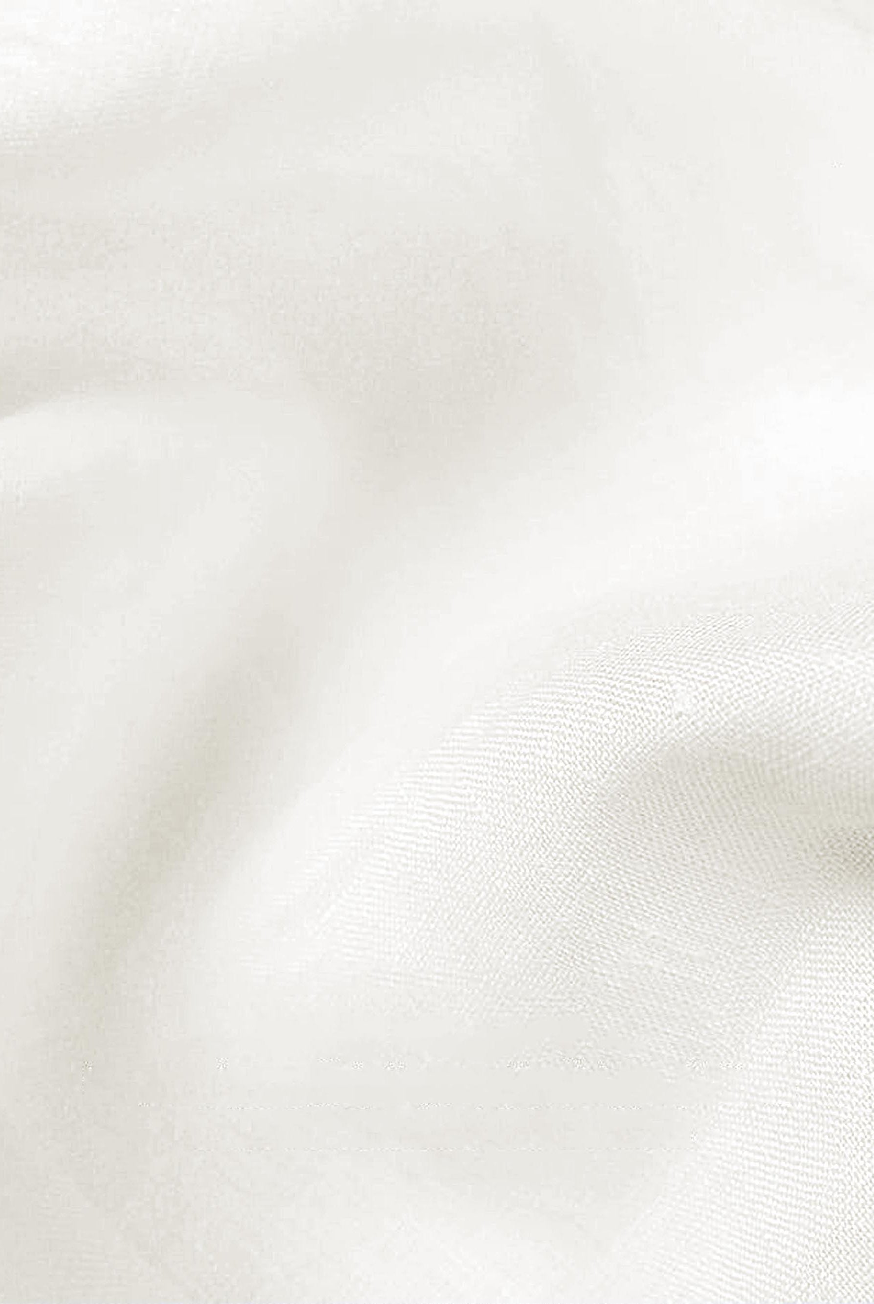 100% Linen Lightweight Fabric Handcraft Material for DIY and Sewing Projects - Optic White / 1 Metre
