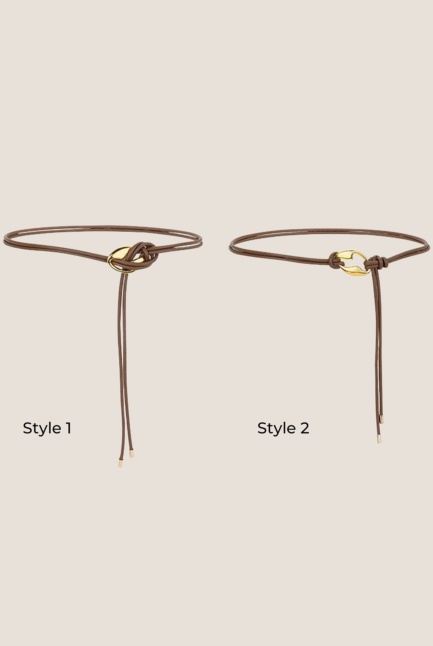 Recycled Leather Belt Versatile Styling Waist Accessory AURELIA by LINTICO