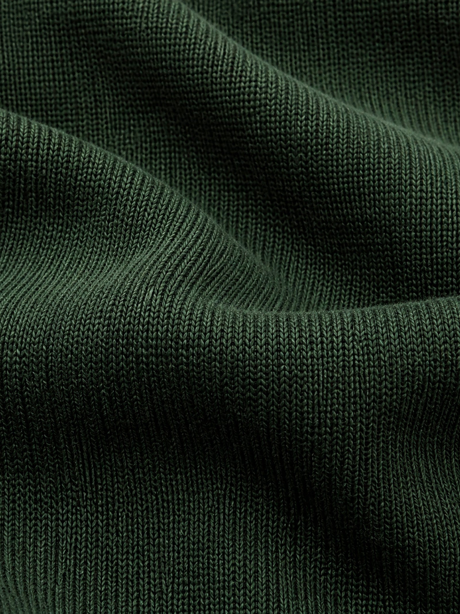 Green Lyocell Ruffle V Neck Gathered Waist Knit Midi Dress BRIELLE by LINTICO