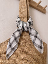 Natural Linen Soft Texture Scarf by LINTICO