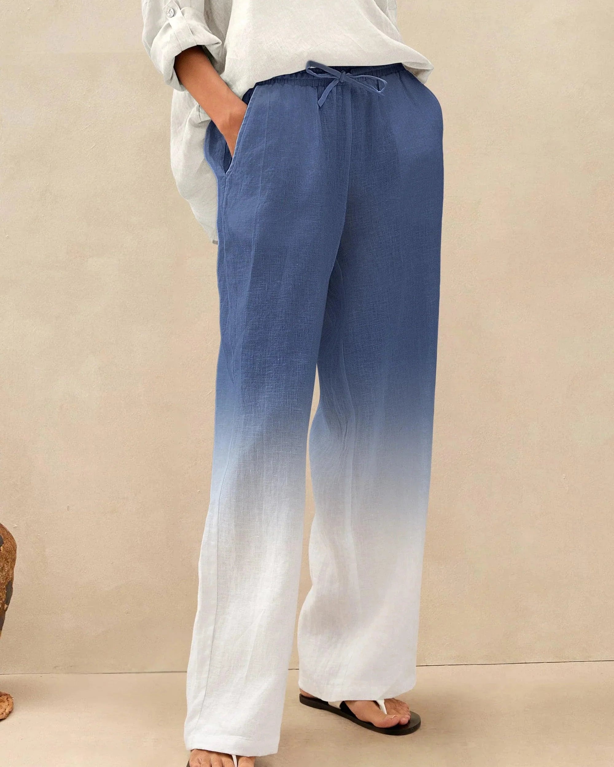 100% Linen Classic Pants SELAH - BOTTOMS-Linen