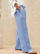 100% Linen Classic Pants SELAH - BOTTOMS-Linen