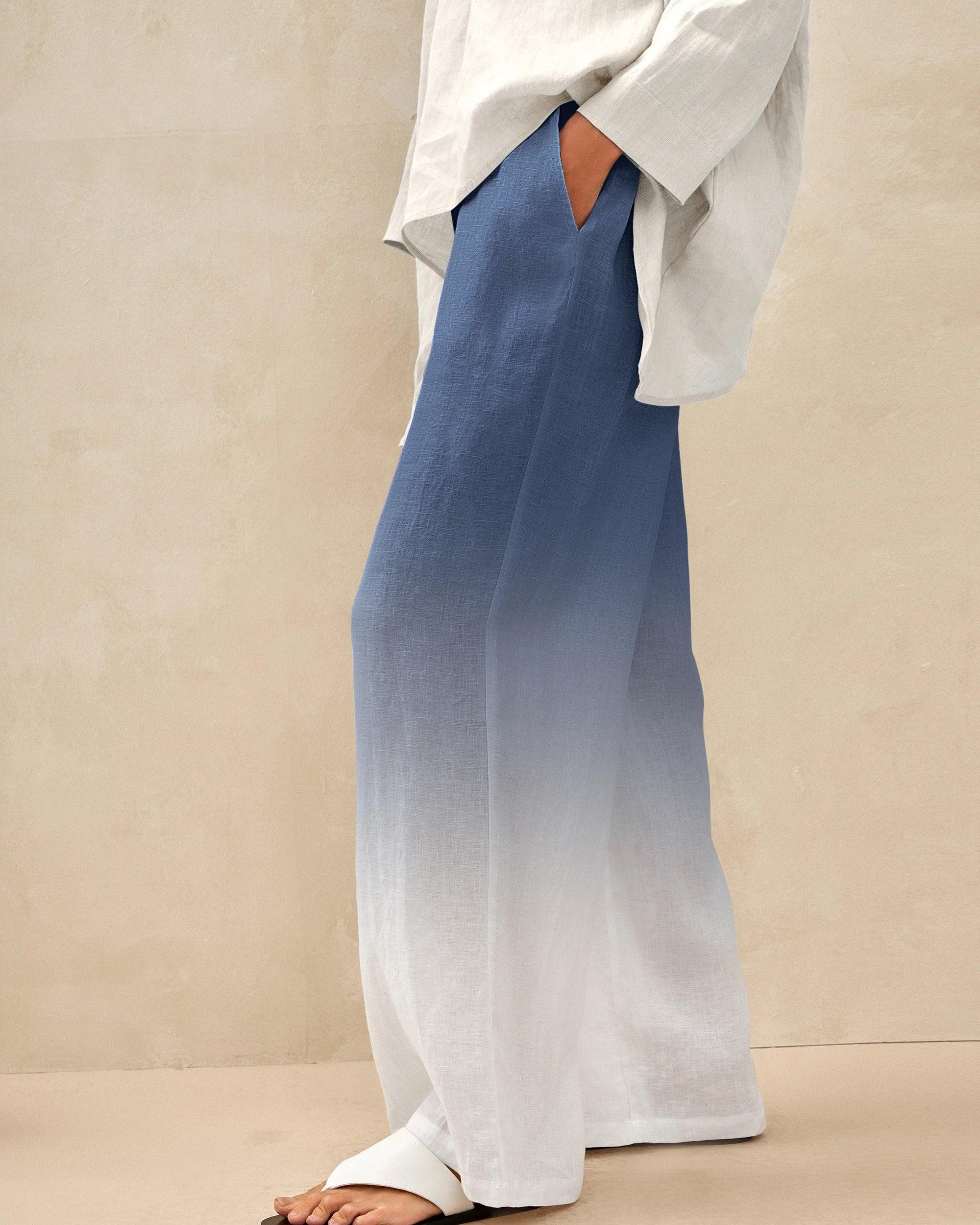 100% Linen Classic Pants SELAH - BOTTOMS-Linen