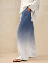 100% Linen Classic Pants LYON - BOTTOMS-Linen