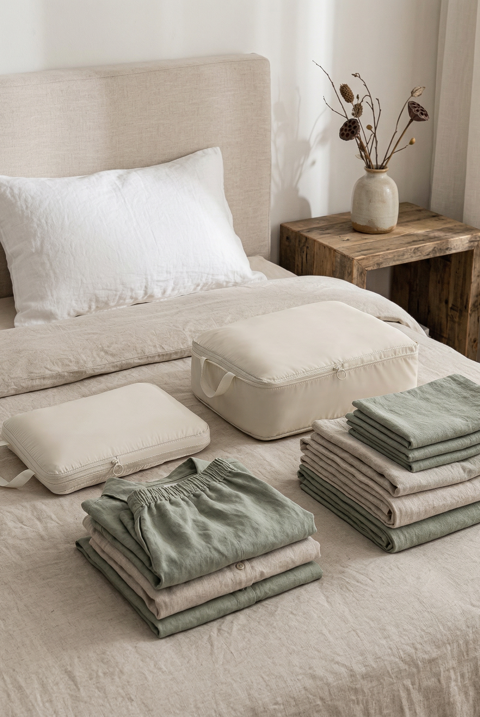 Portable Compression Packing Cubes for Suitcase by LINTICO