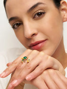 Exquisite Emerald Ring - Enchanted Branch - One-Size - ACCESSORIES-Jewelry