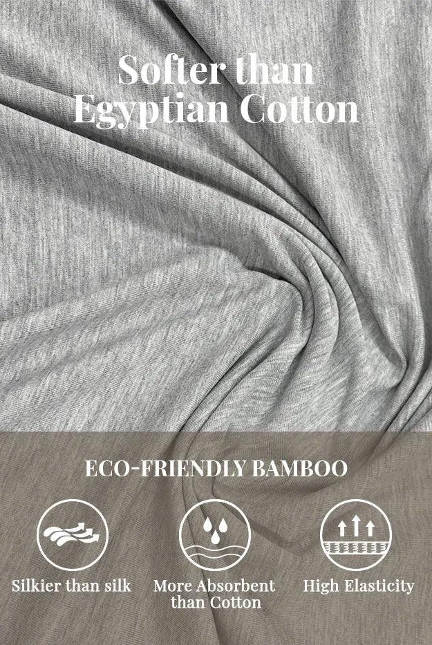 Short Sleeve Bamboo Pajama Set ODESSA - LOUNGEWEAR-Bamboo PJS