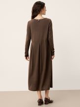 LINTICO women's wool outfit with maxi dress and midi dress