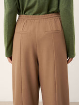 Wool Drawstring Patch Pocket Pants PRISCILLA by LINTICO for women