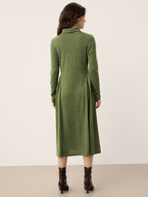 LINTICO women's wool outfit with maxi dress and midi dress