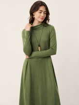 LINTICO women's wool outfit with maxi dress and midi dress
