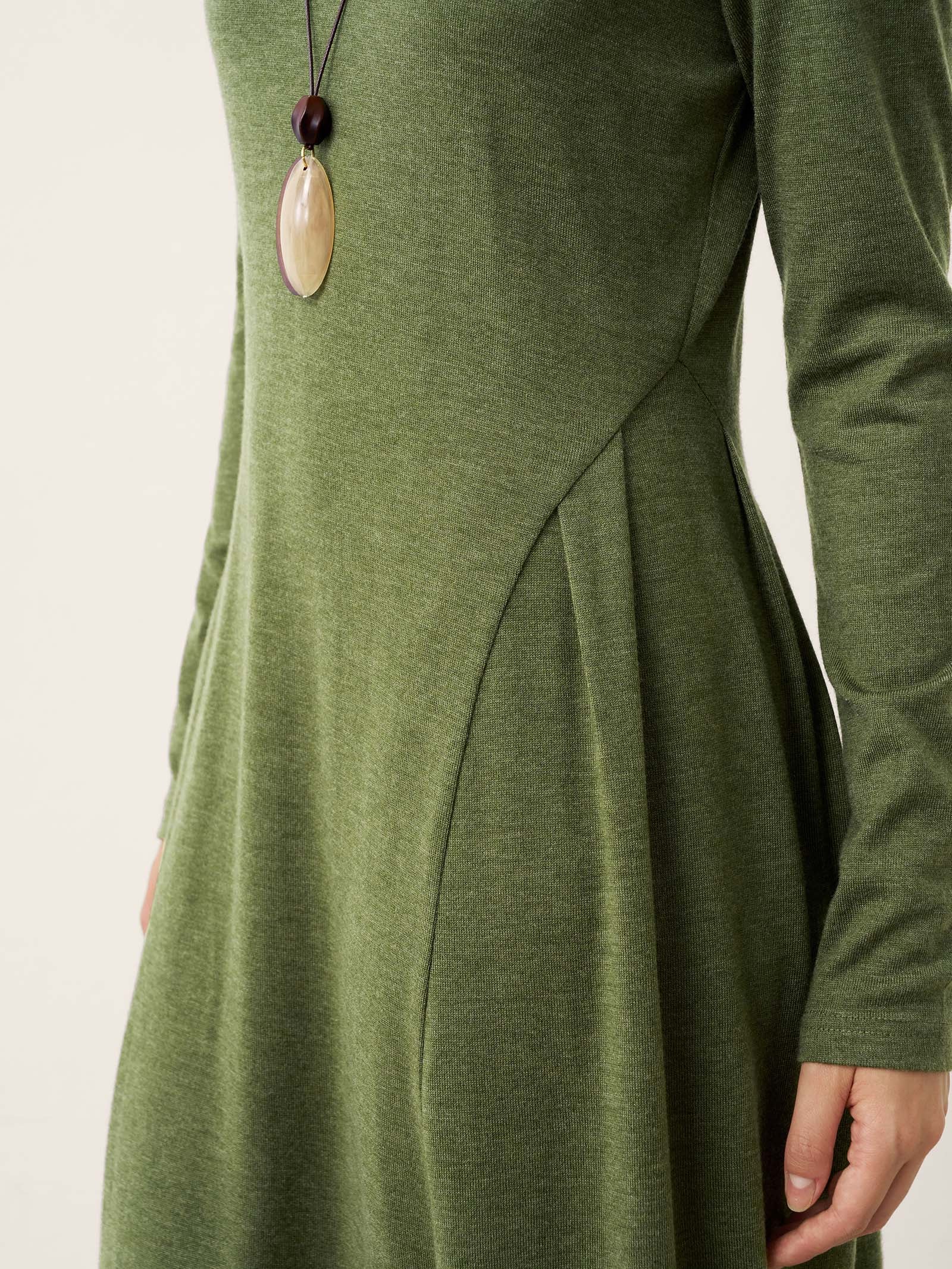 LINTICO women's wool outfit with maxi dress and midi dress