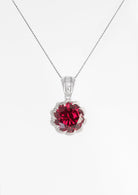 Exquisite Ruby Necklace - Heart of Lava - One-Size - ACCESSORIES-Jewelry