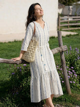 Crochet Woven Fan-Shape Shoulder Tote Bag by LINTICO for women