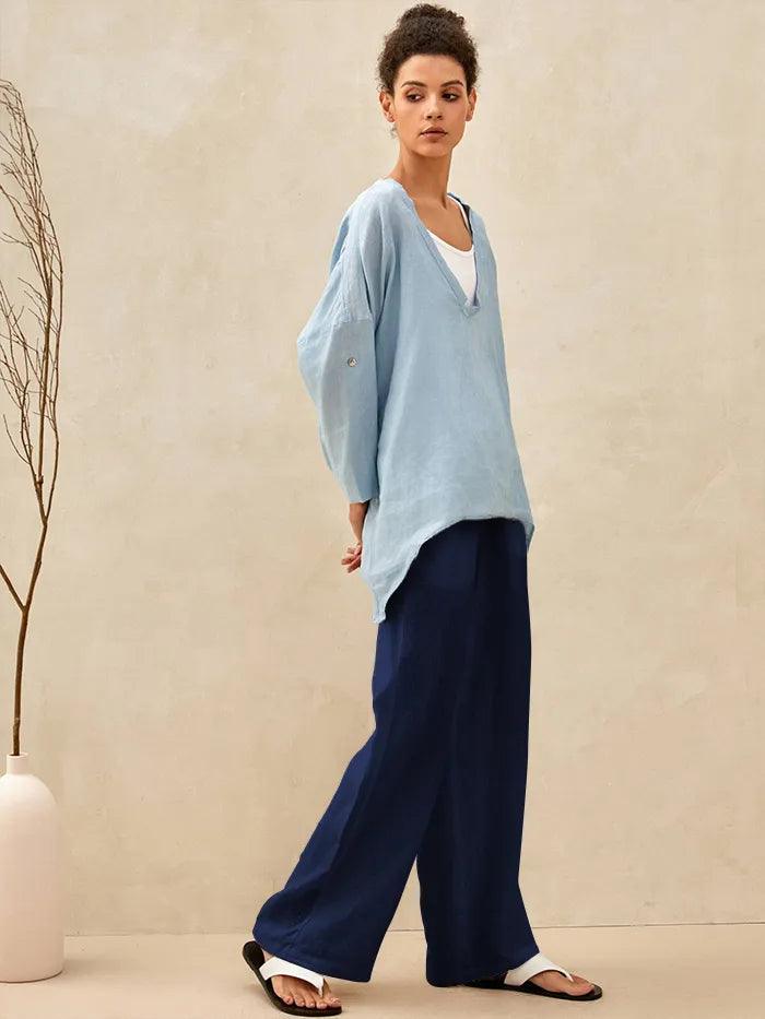 100% Linen Classic Pants LYON – LINTICO