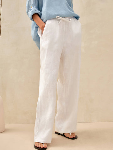 100% Linen Classic Pants LYON