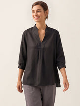 100% Linen Dress Shirt JOANNA by LINTICO for women