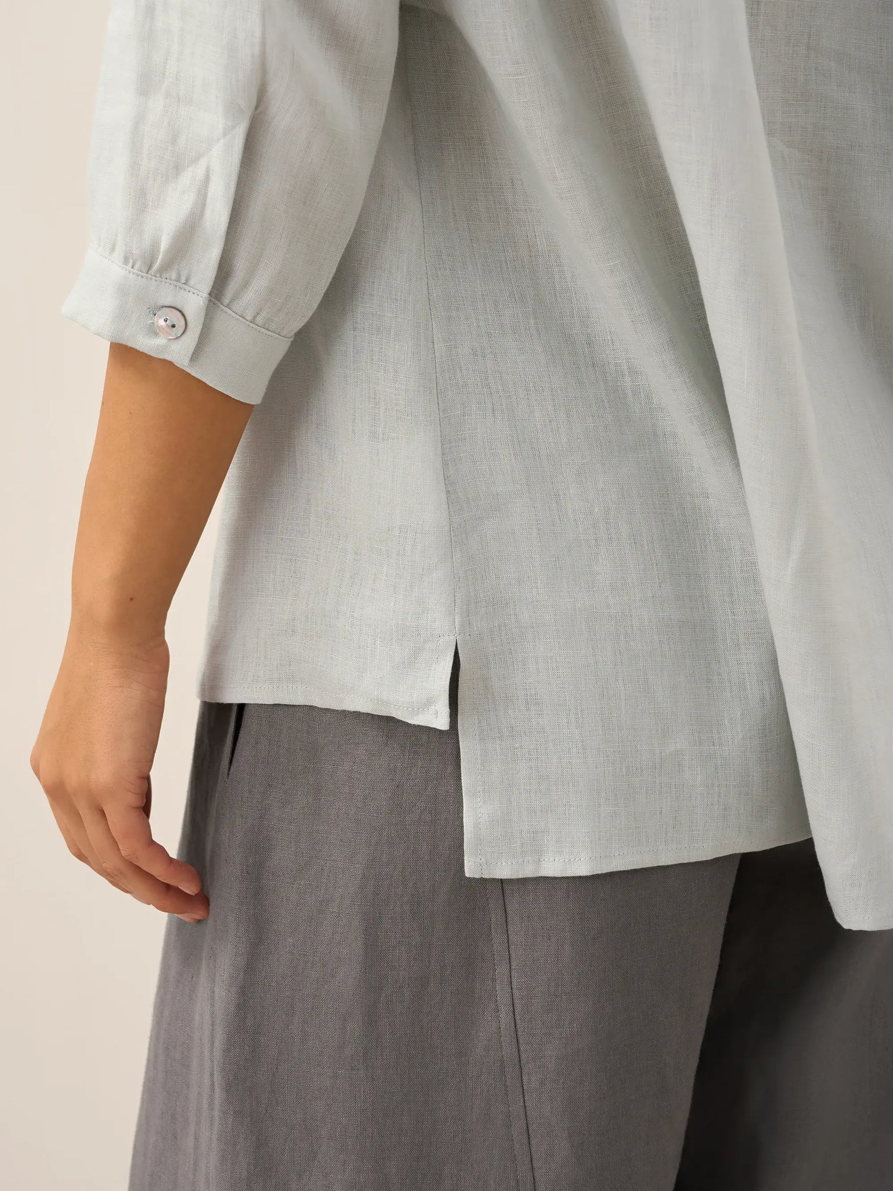100% Linen Dress Shirt JOANNA by LINTICO for women