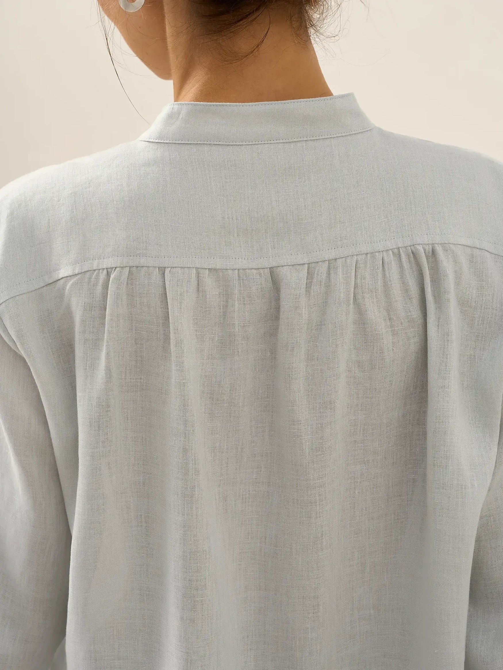 100% Linen Dress Shirt JOANNA by LINTICO for women