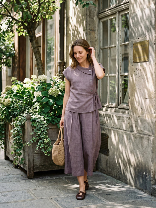 100% Linen Dress Shirt JOANNA