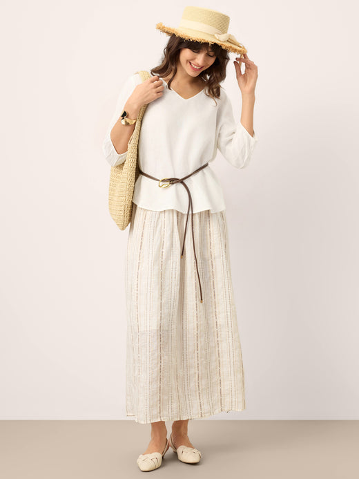 100% Linen Classic Pants LYON