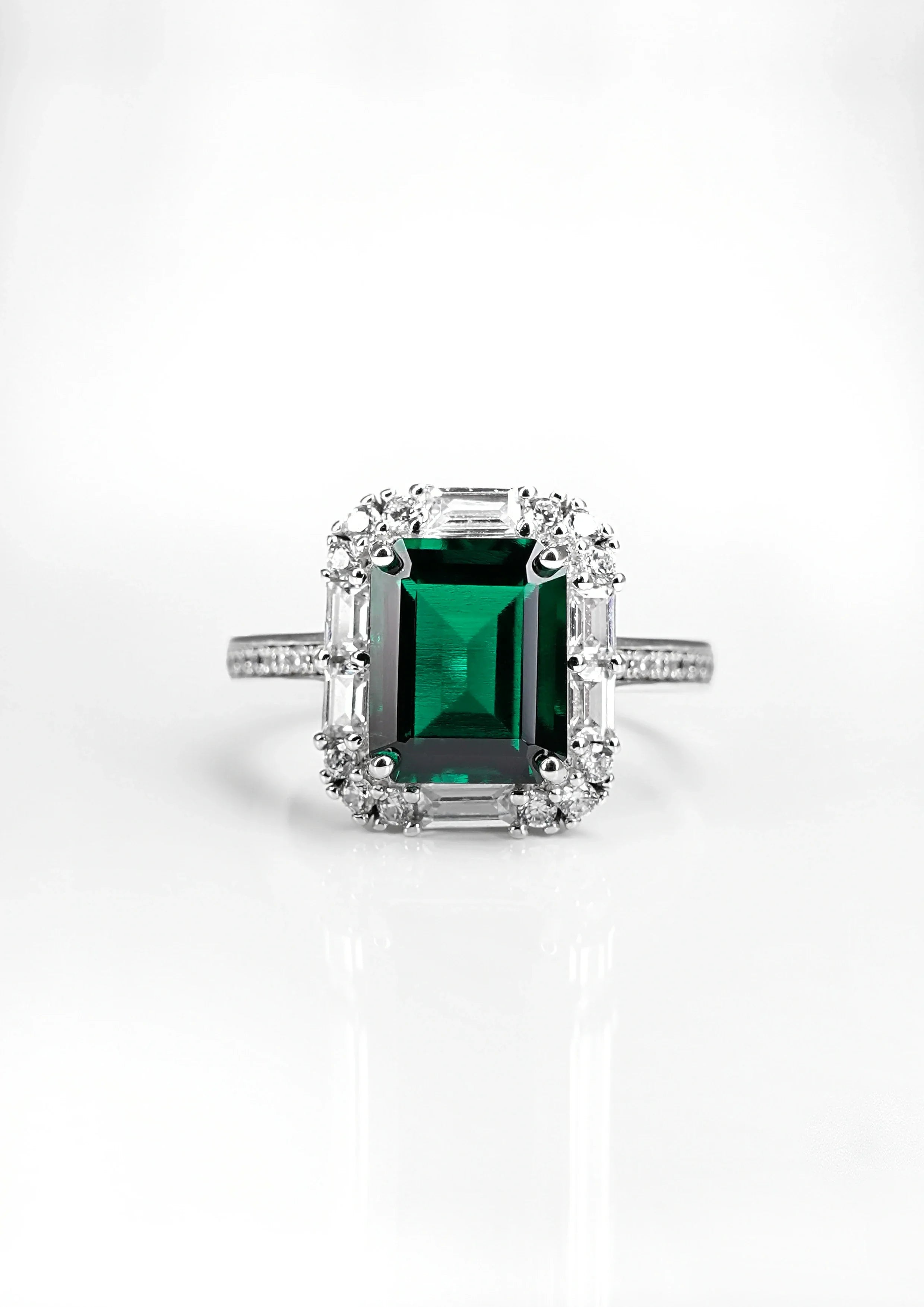 Exquisite Emerald Ring - Shadow Fairy - One-Size - ACCESSORIES-Jewelry