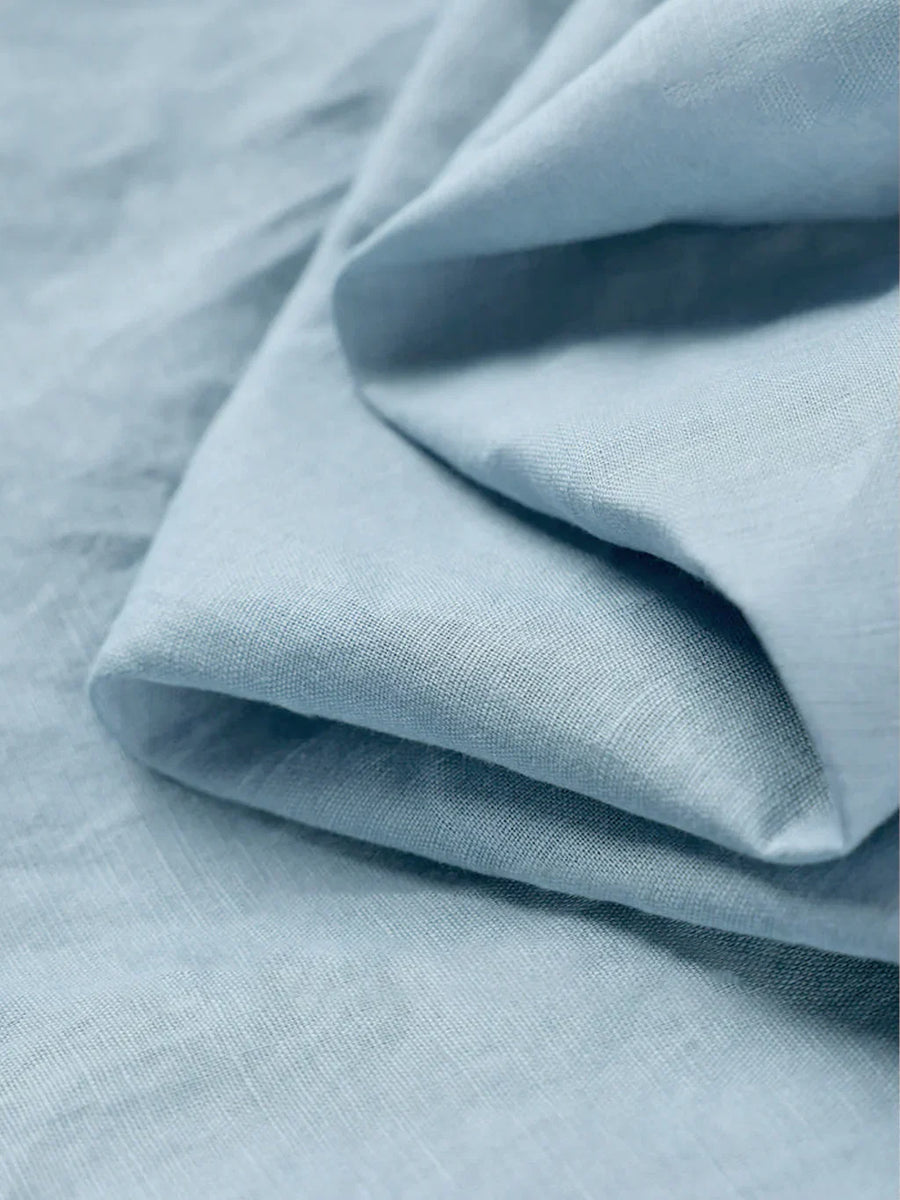 Stone oat Lintico linen pants fabric texture