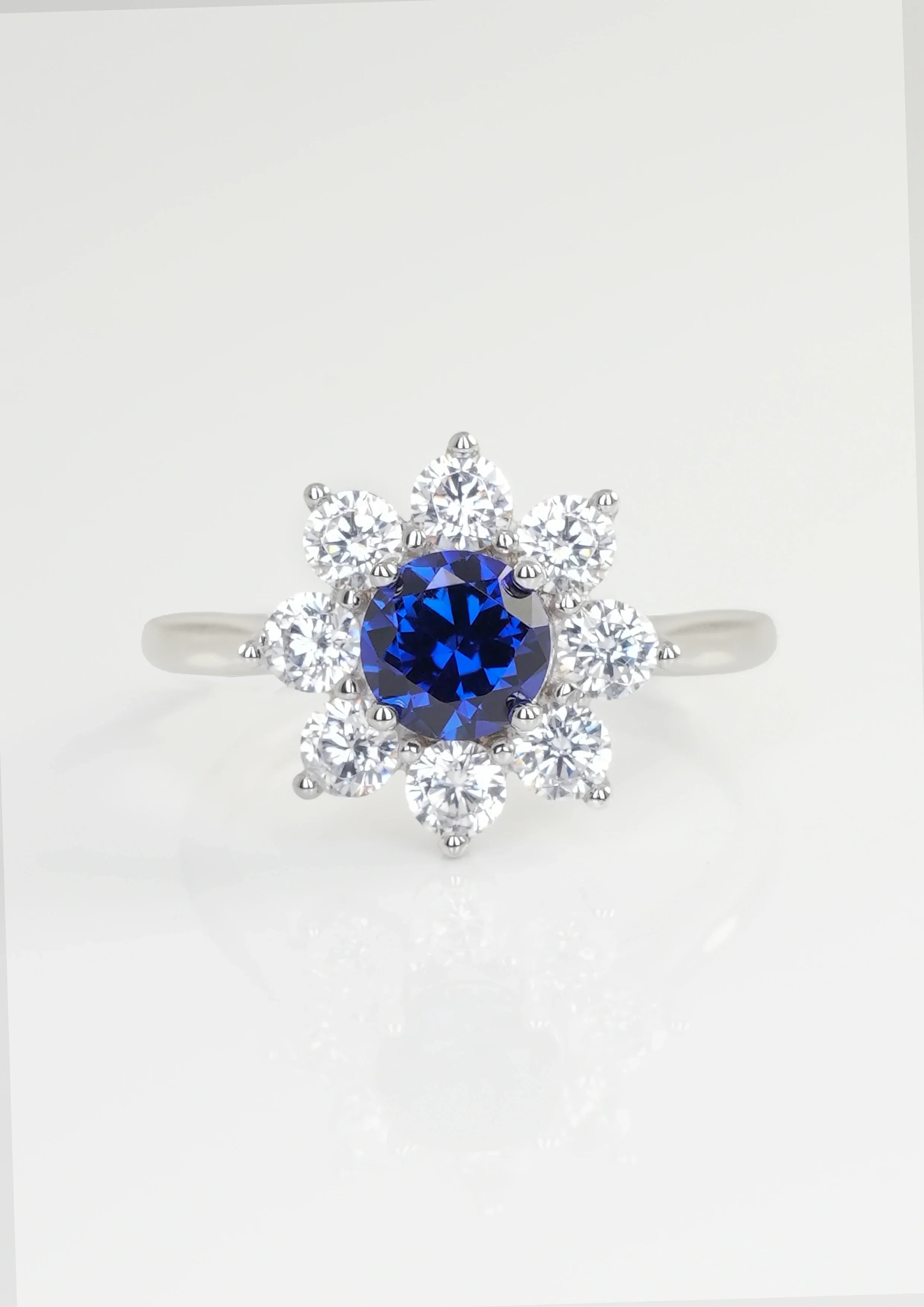 Exquisite Sapphire Ring - Blue Rhyme Starlight - One-Size - ACCESSORIES-Jewelry