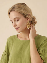 Vintage Fruit Charm Statement Earrings by LINTICO
