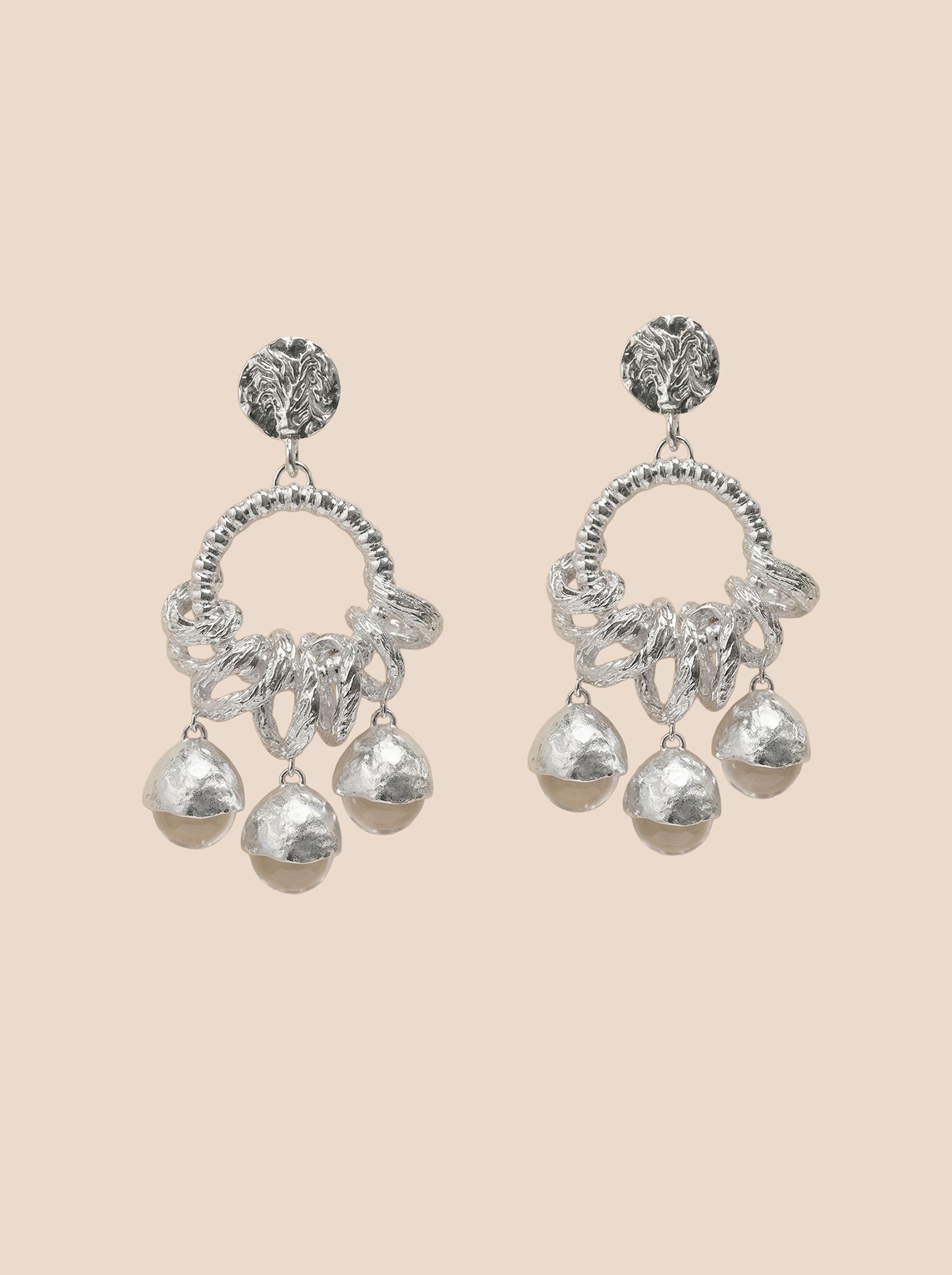 Vintage Fruit Charm Statement Earrings by LINTICO