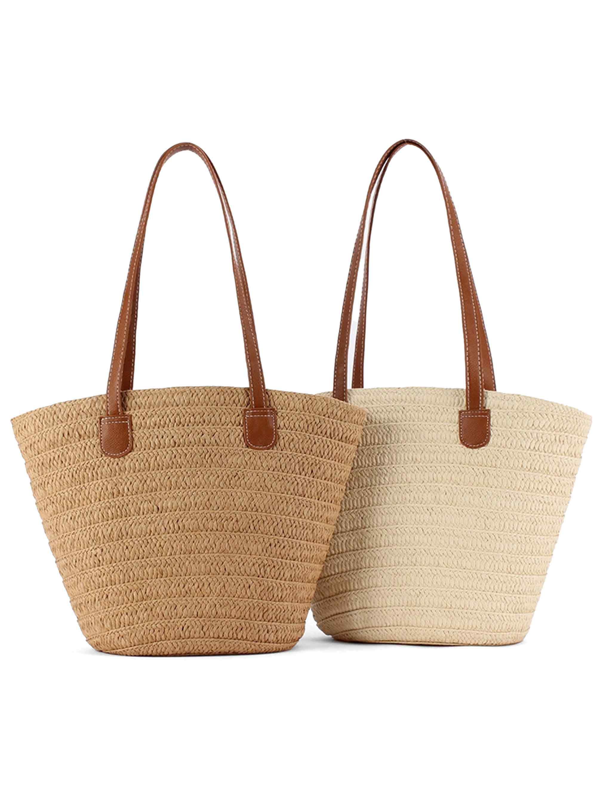 Flat Strap Trapezoid Tote - ACCESSORIES-Bag