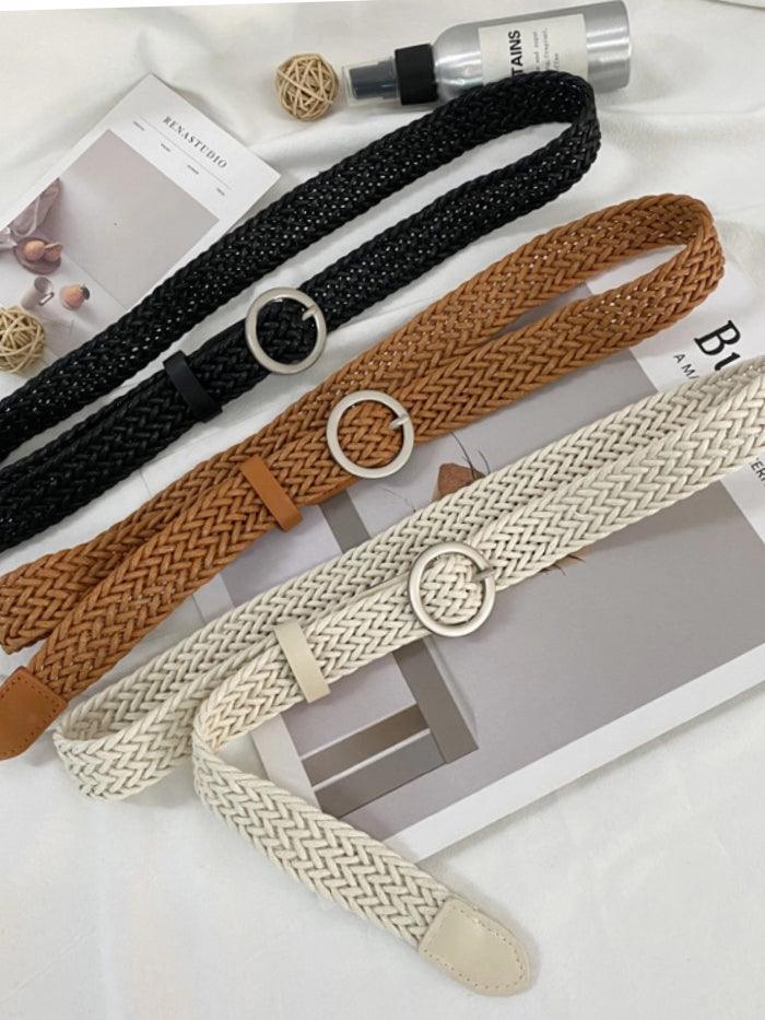 WILLA ALLURE Woven Canvas Belt - ACCESSORIES-Others