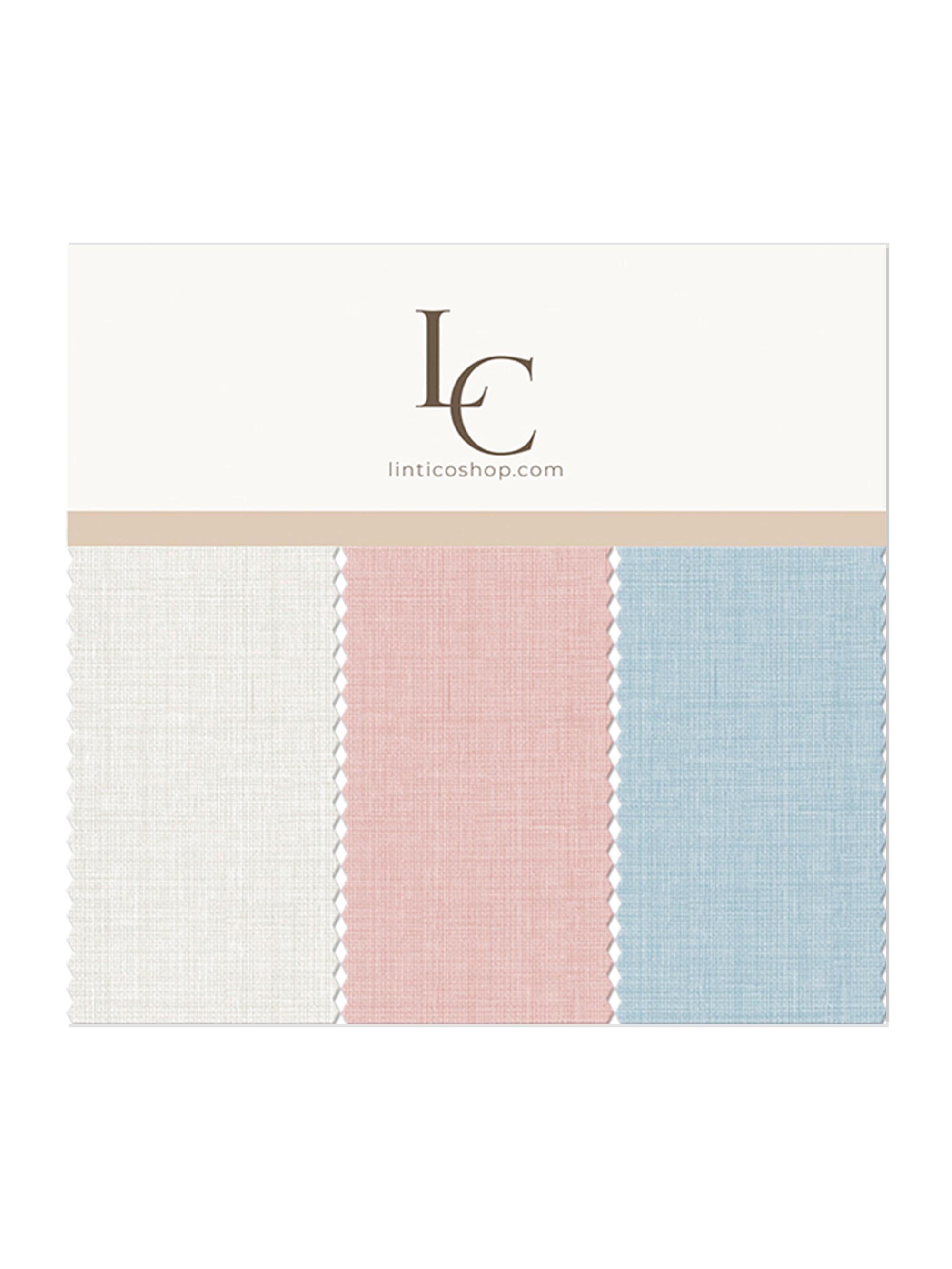 Linen Blend Fabric Light Weight Handcraft Material for DIY and Sewing Projects - Optic White / Sample