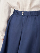 100% Linen A-Line Skirt JEMMA - BOTTOMS-Linen Skirts