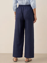 100% Linen Classic Pants LYON by LINTICO for women