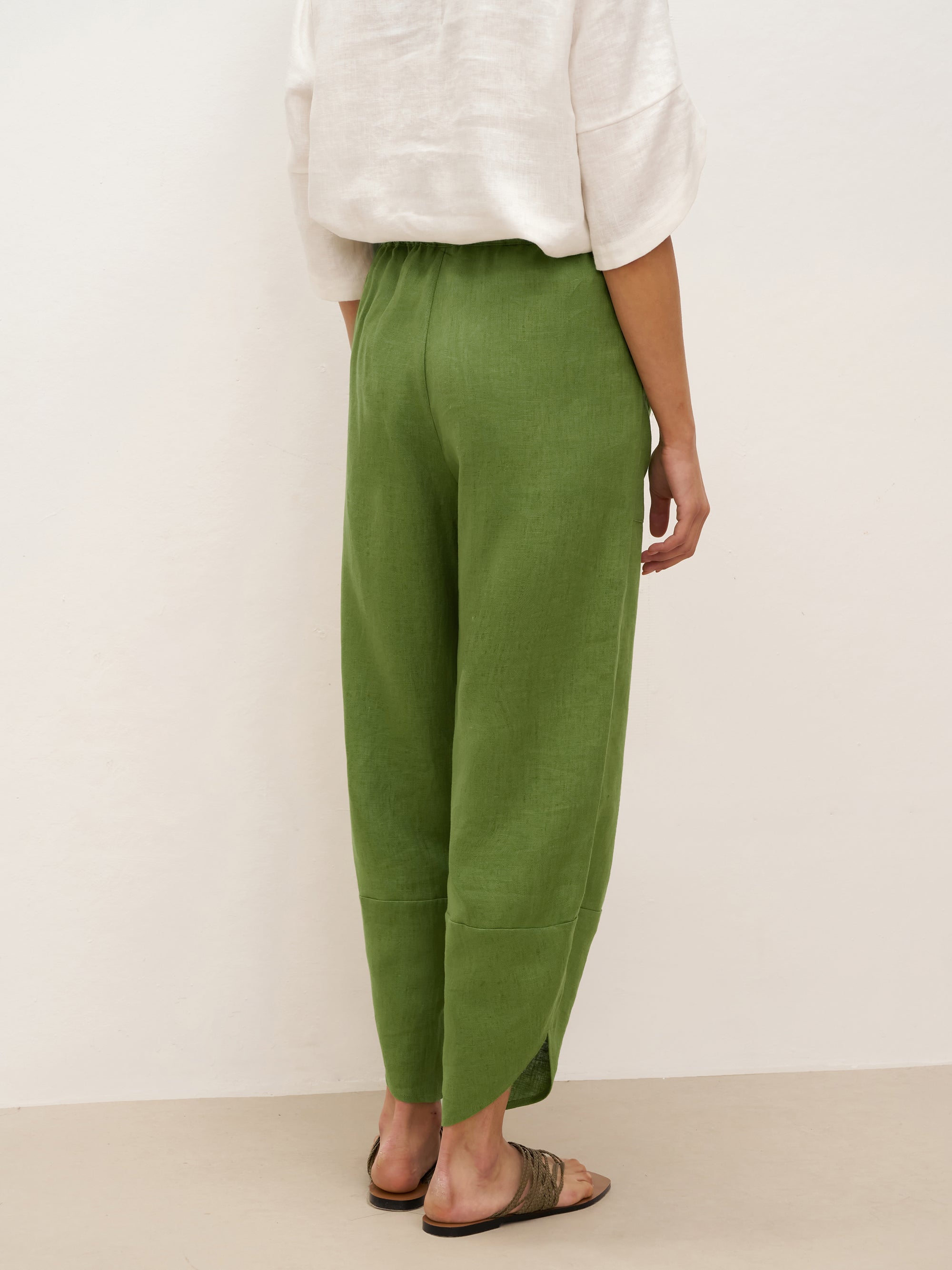 パンツ LRL linen pants FEDRO PURE LINEN PANTS IN BEIGE