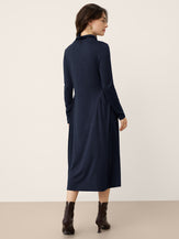 LINTICO women's wool outfit with maxi dress and midi dress