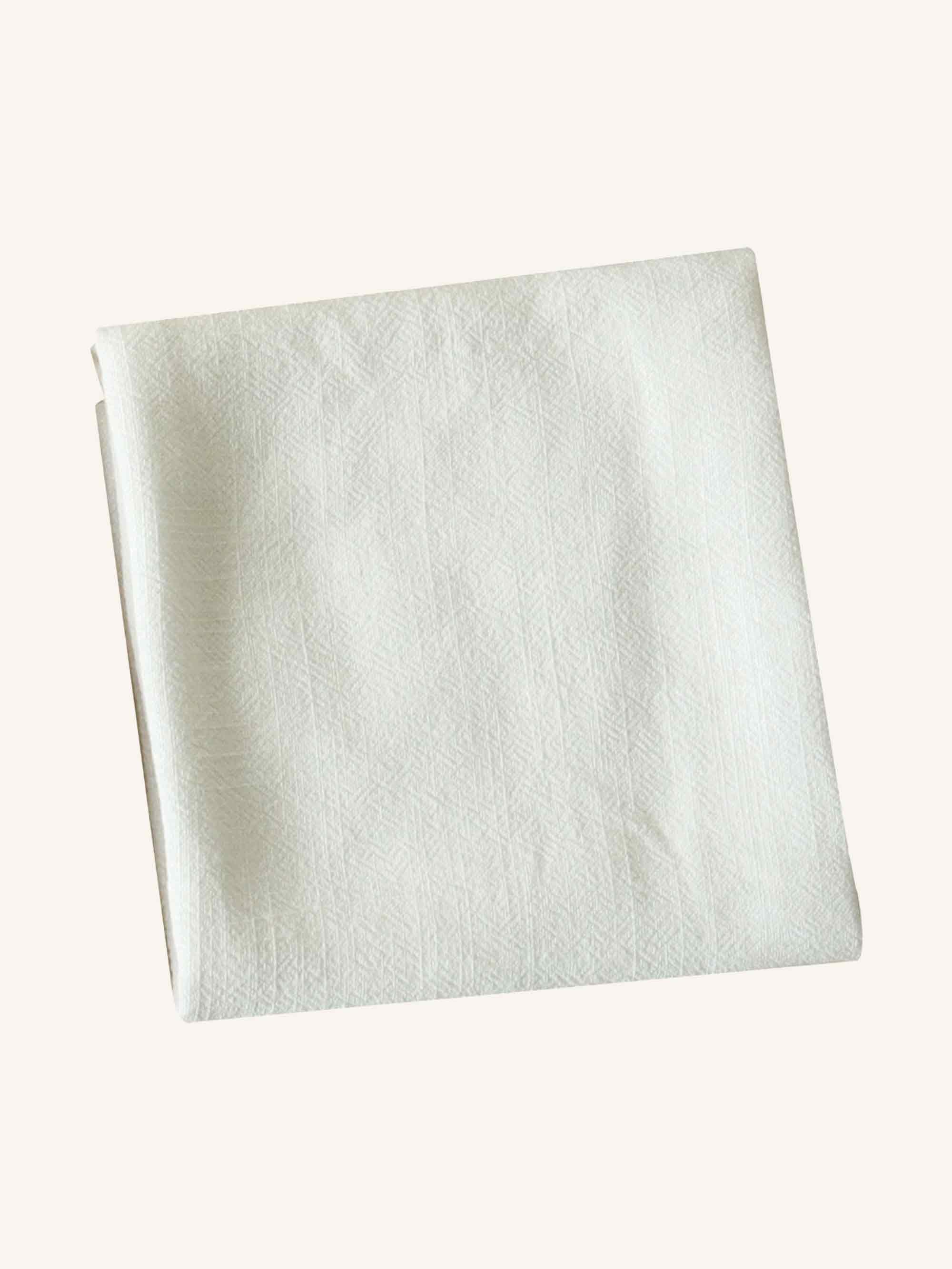 Cotton Linen Napkins Solid Color Placemats Tea Towels - White / One-Size - ACCESSORIES-Others