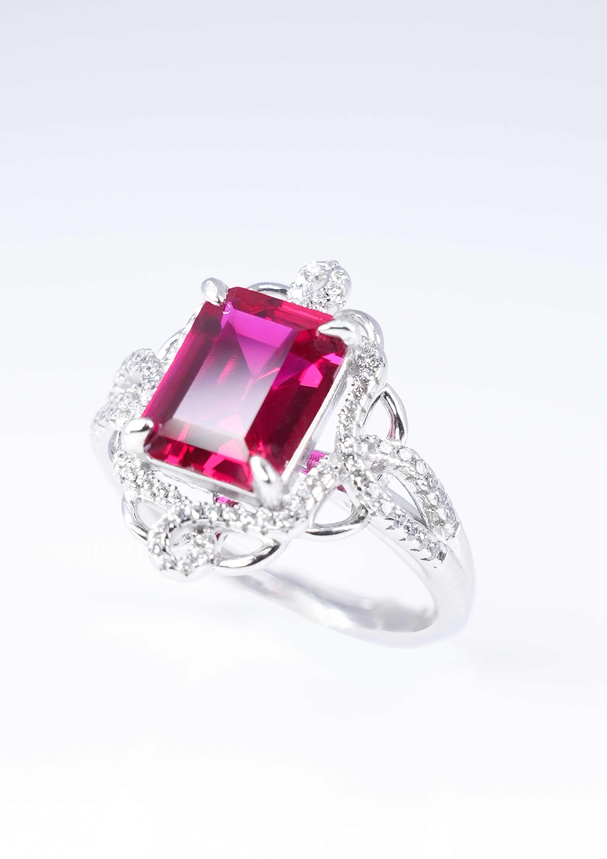 Exquisite Ruby Ring - Scarlet Serenade - 6 - ACCESSORIES-Jewelry