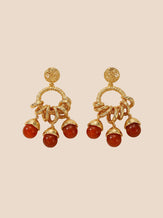 Vintage Fruit Charm Statement Earrings by LINTICO