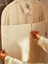 Linen Cotton Clear Window Dust-Proof Storage Bags by LINTICO for women
