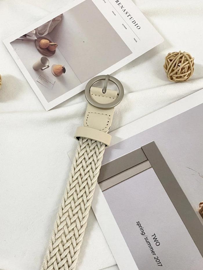 WILLA ALLURE Woven Canvas Belt - ACCESSORIES-Others