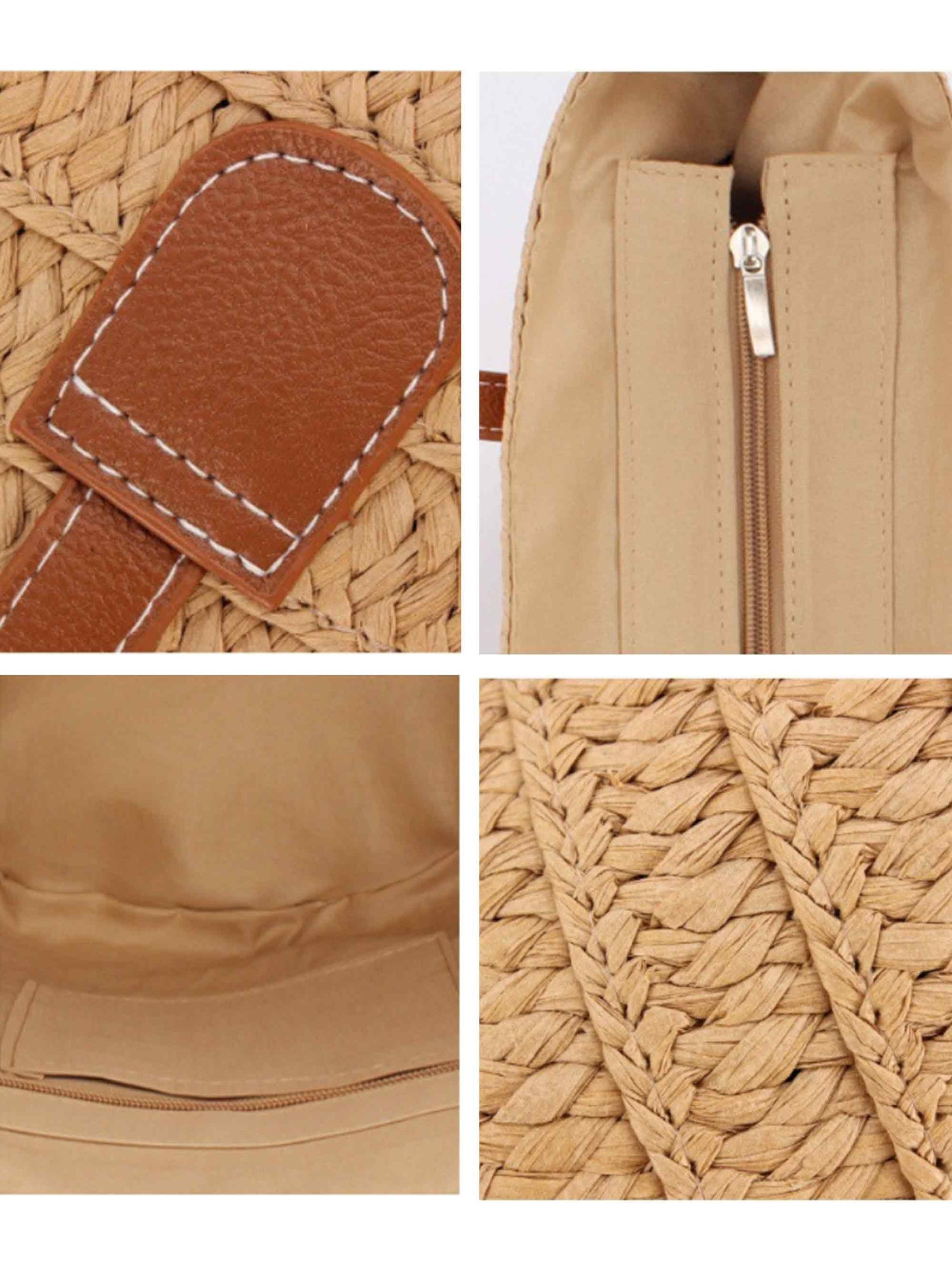 Flat Strap Trapezoid Tote - ACCESSORIES-Bag