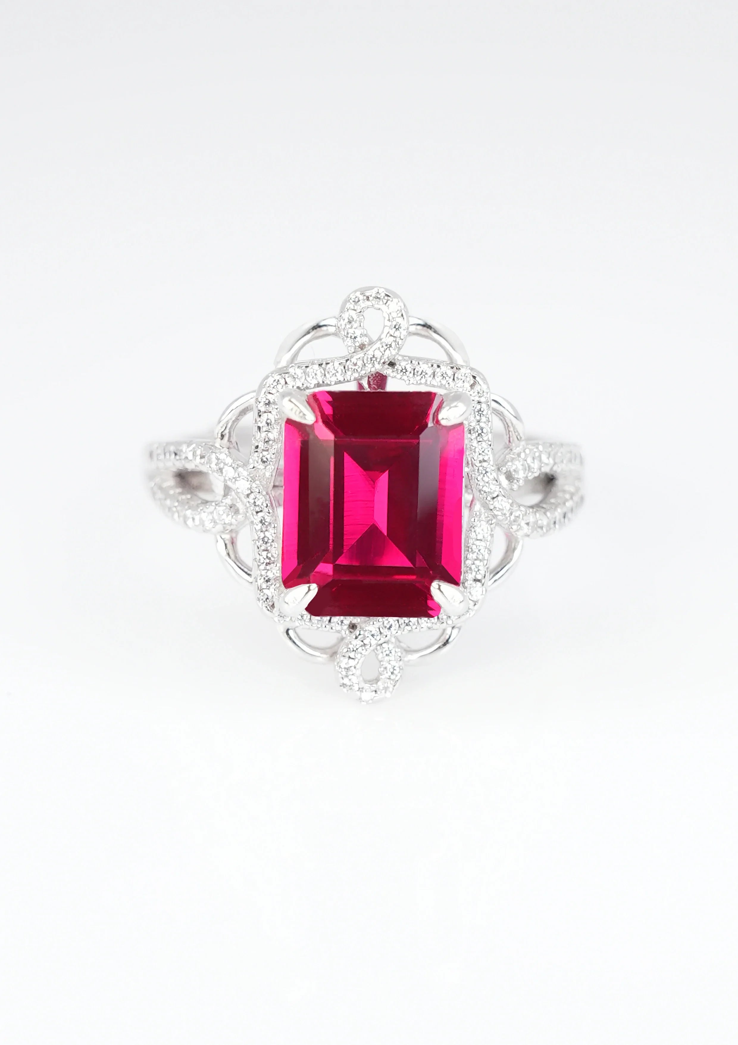 Exquisite Ruby Ring - Scarlet Serenade - ACCESSORIES-Jewelry