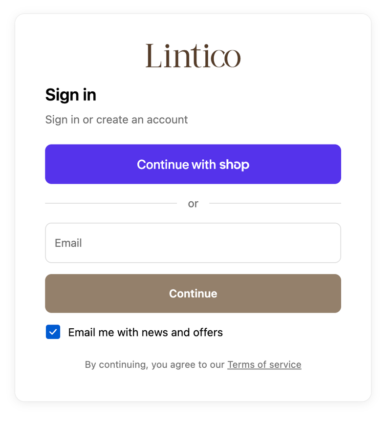 2. How do I sign up a LINTICO account?